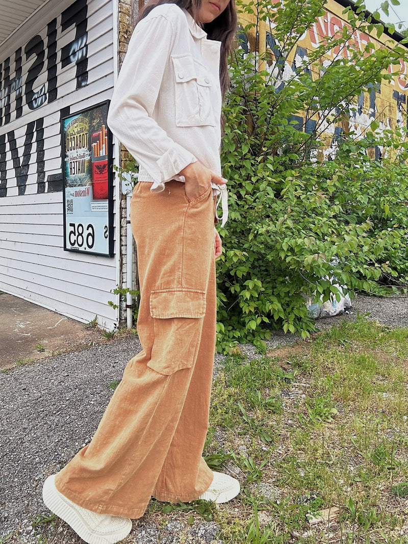 Conversation Cargo Pants - Clay