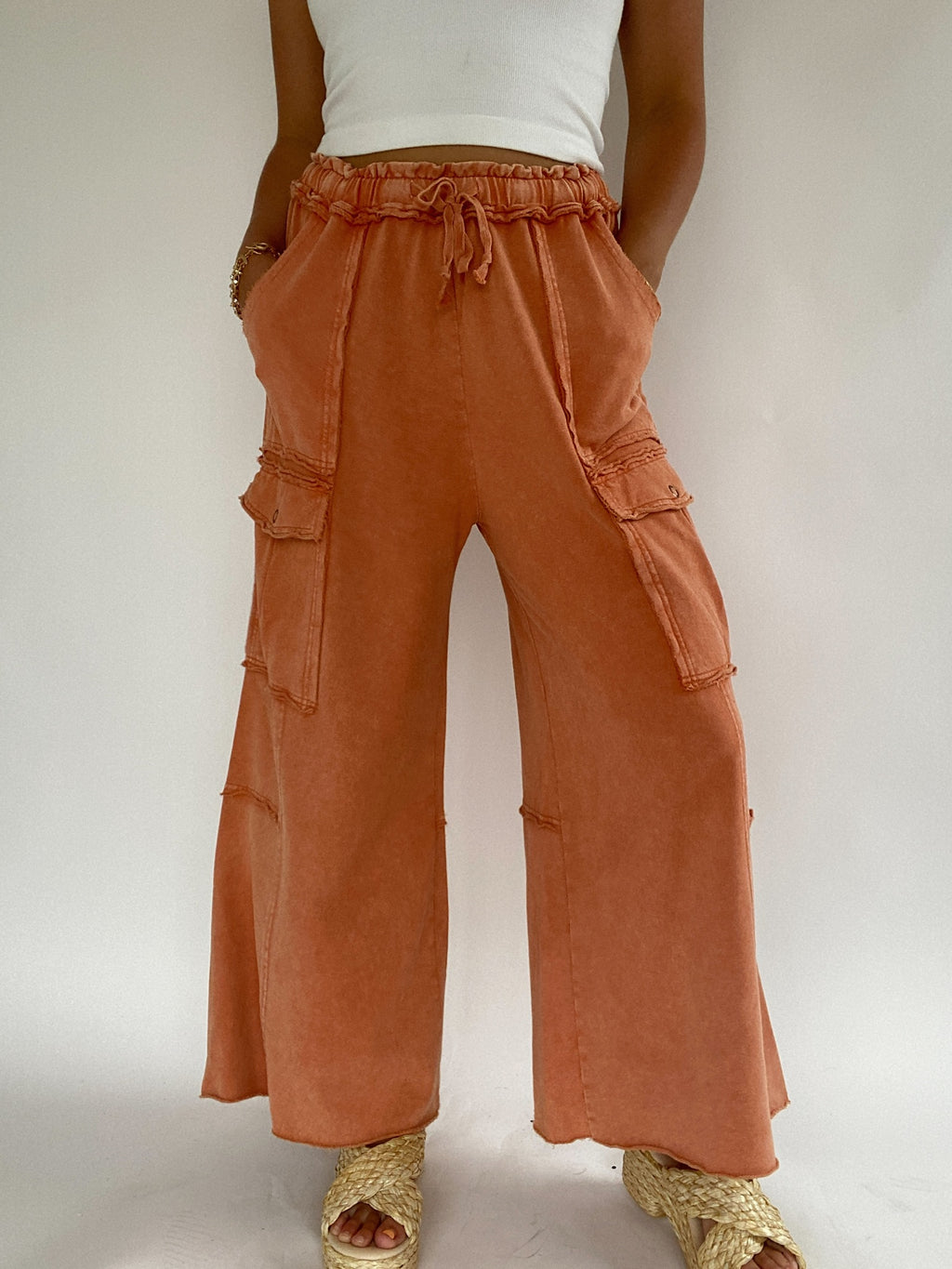 Middle Of The Road Pants - Rust