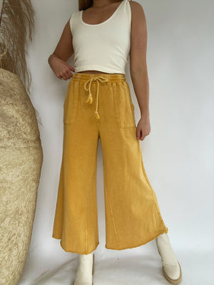 On The Road Again Pants - Mustard