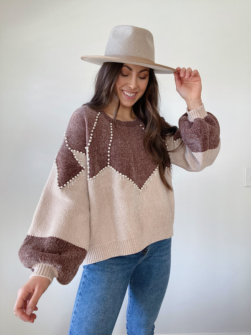 In Due Time Chenille Sweater