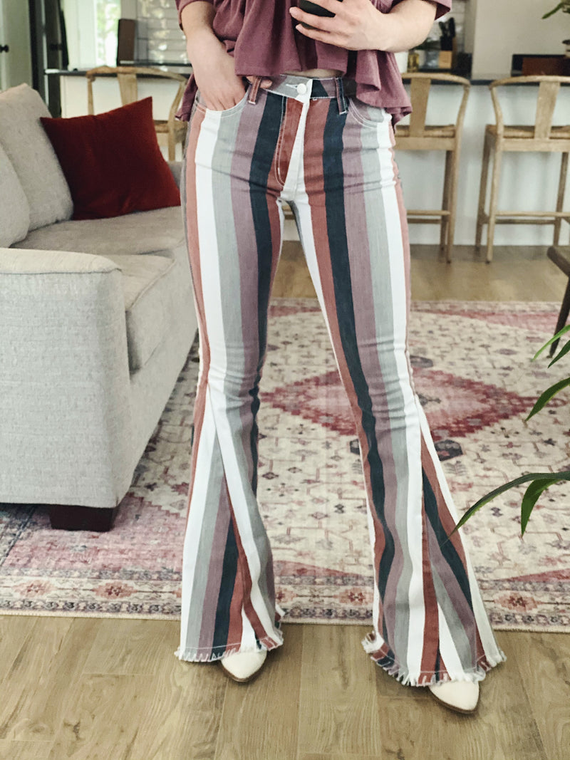 Carried Away Denim Flares