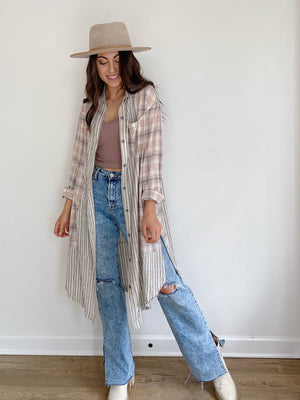 Haven Button Down Duster