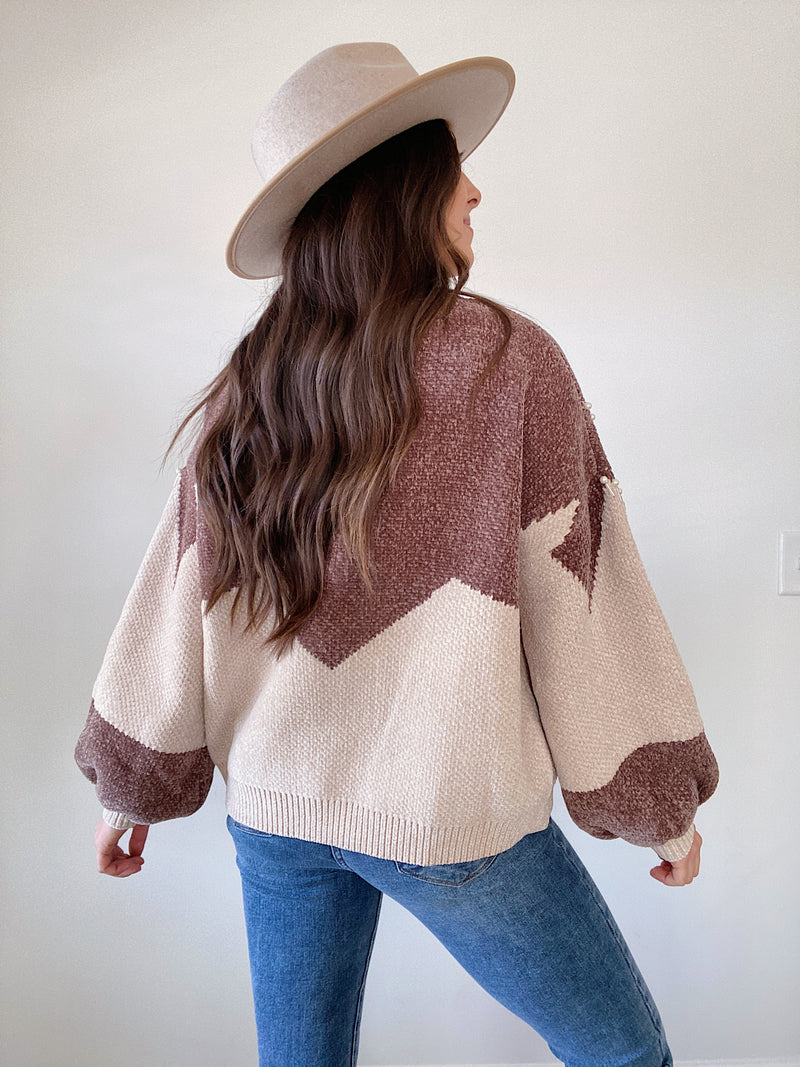 In Due Time Chenille Sweater