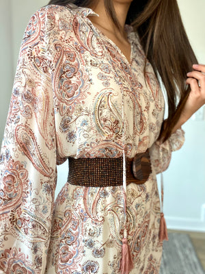 Beaded Stretch Belt - More Colors Available