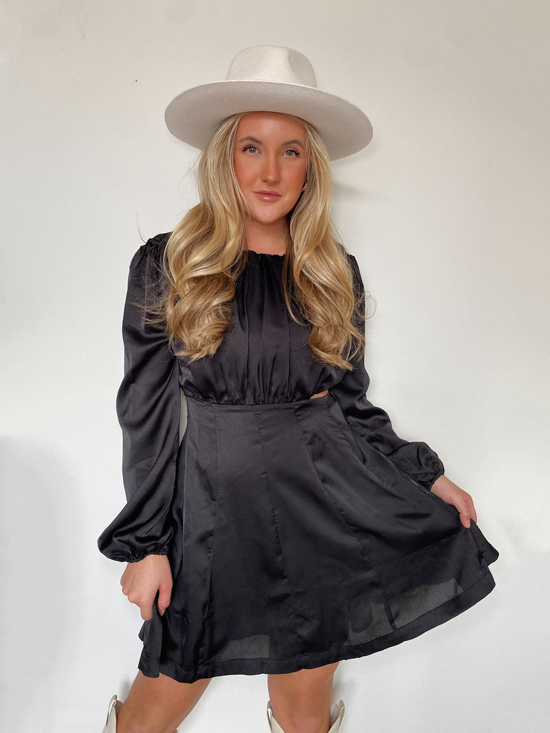 Love Spiral Dress - Black