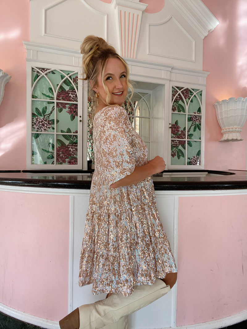 Make Magic Sequin Dress - Multi