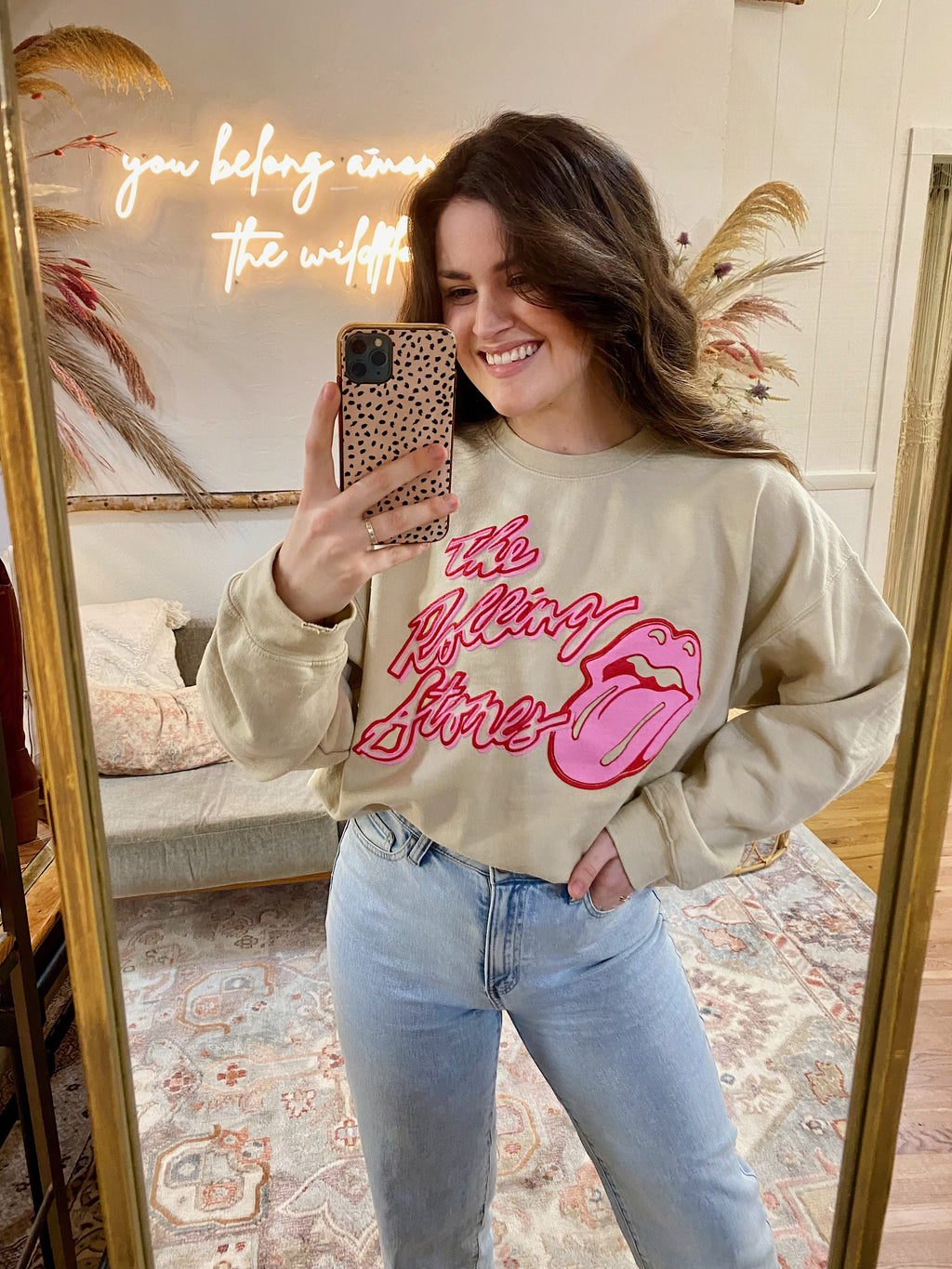 Rolling Stones Malibu Puff Ink Sweatshirt