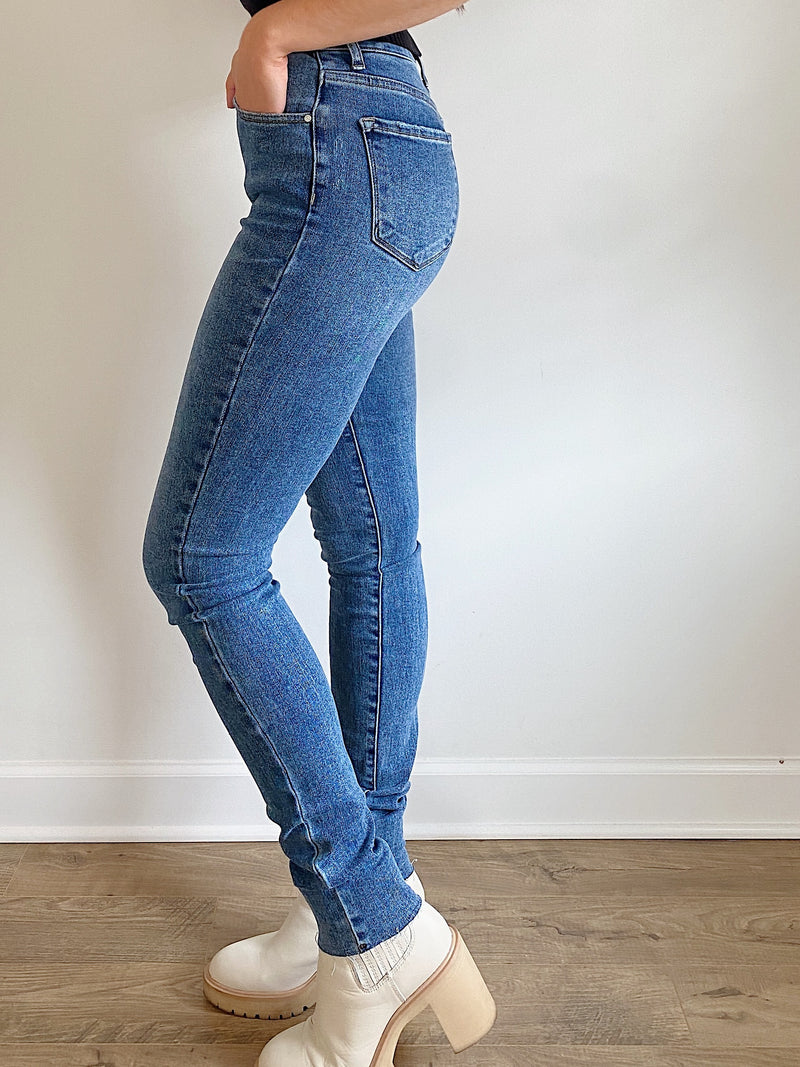 Sabrina Crossover Skinny Jeans