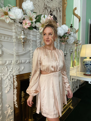 Love Spiral Dress - Champagne
