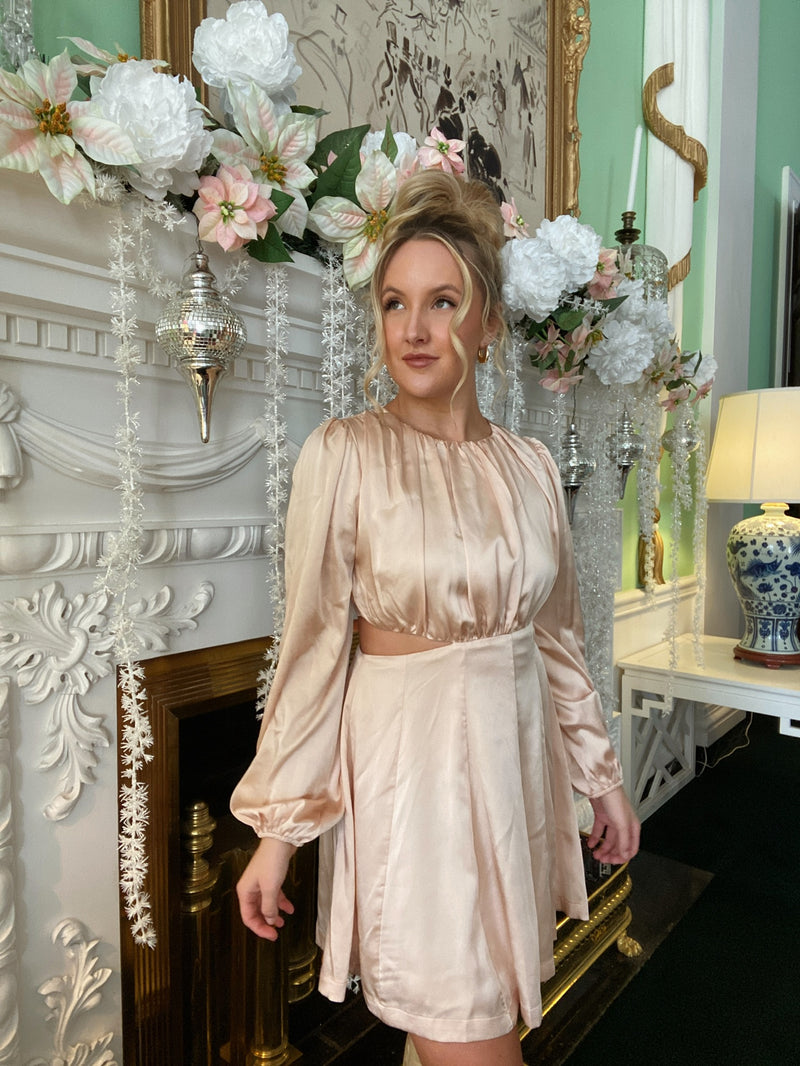 Love Spiral Dress - Champagne