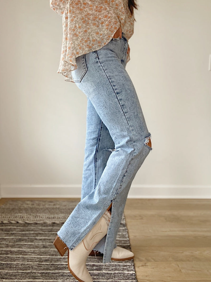 Astrid Split Jeans