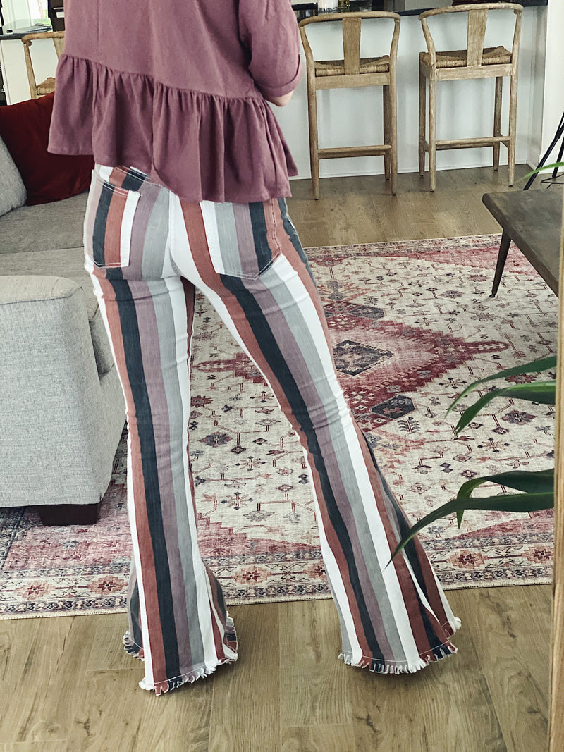 Carried Away Denim Flares