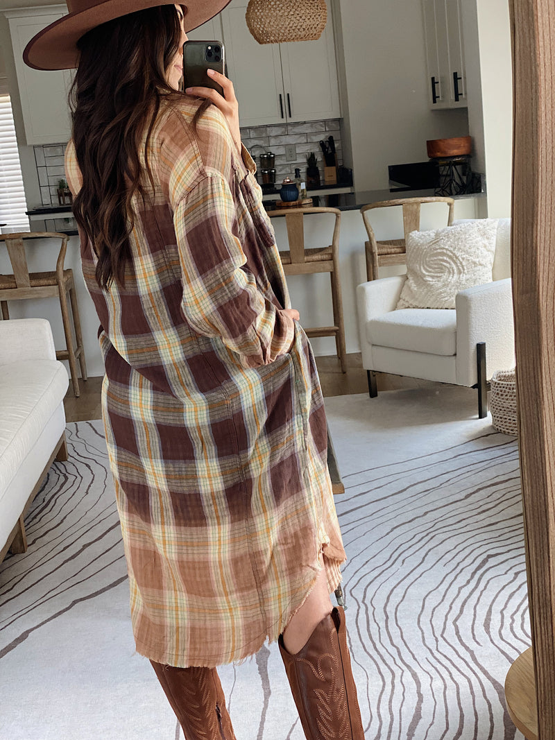 Ride Or Die Duster - Brown