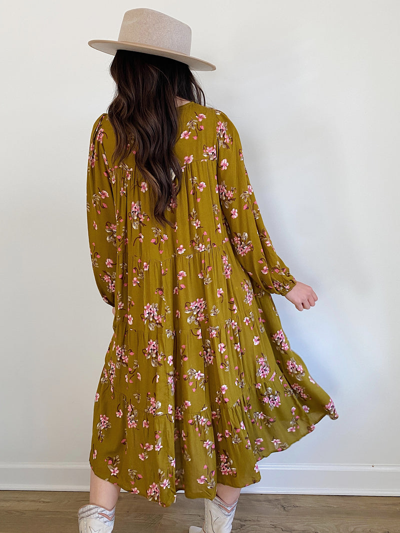 Quinn Floral Midi Dress